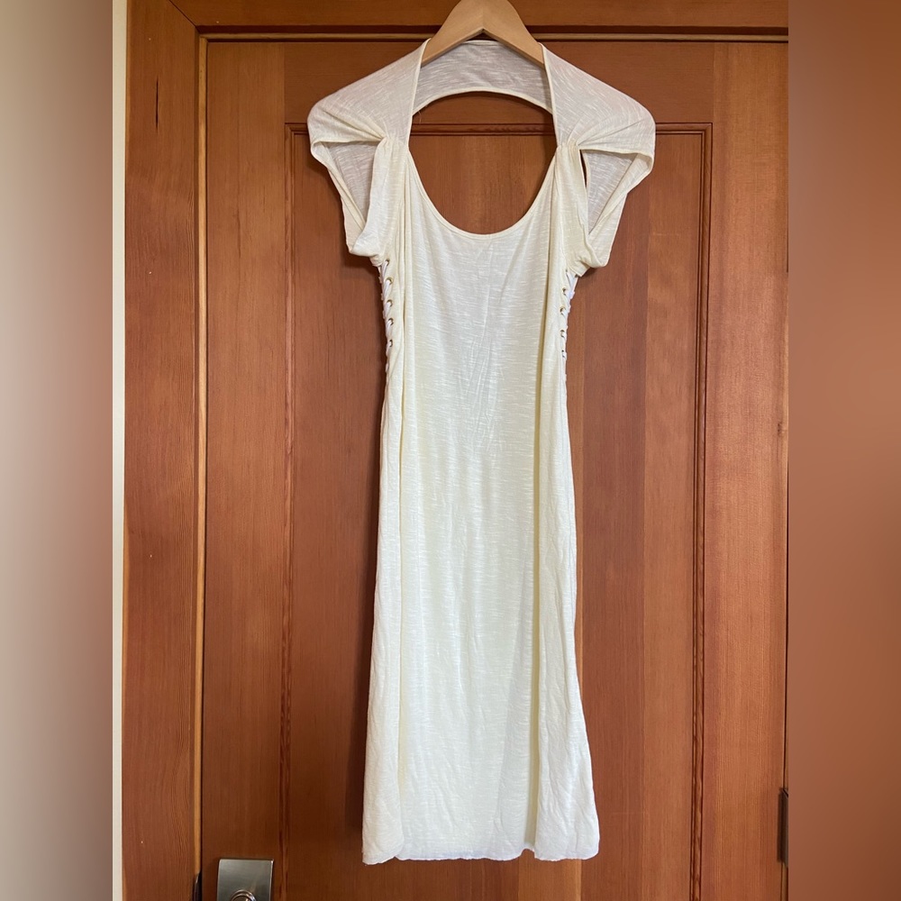 NWOT Pencey Standard Ivory Lace-up Dress